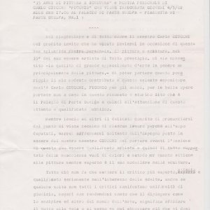 lettera Cav. Mario Ferraro mostra Palagio parte guelfa 2002